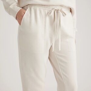Quince SuperSoft Cream Jogger Pants- XS